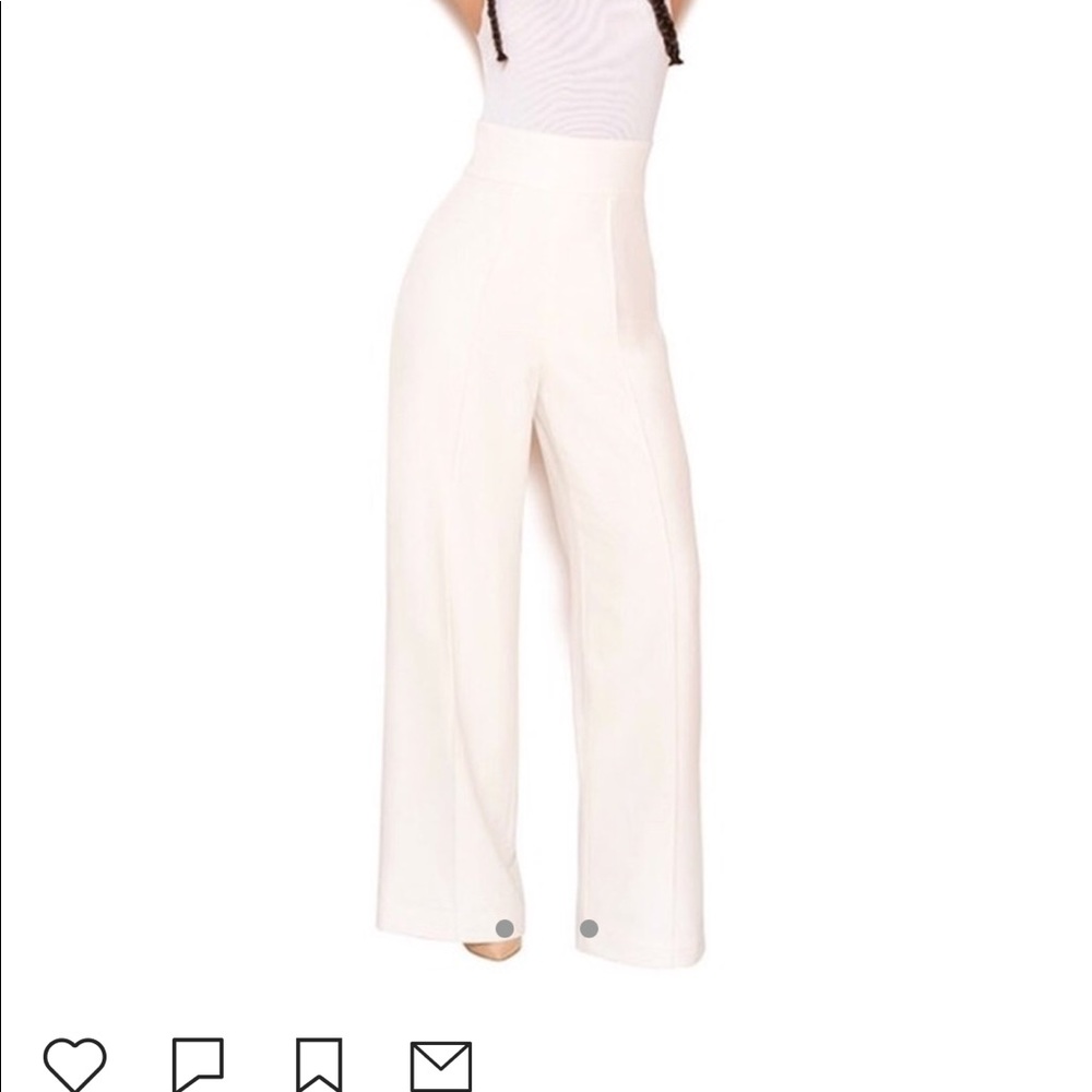 House of CB White Samaya Jumpsuit - Picture 2 of 3